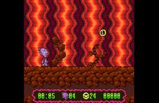 une photo d'Ã©cran de Super Widget sur Nintendo Super Nes